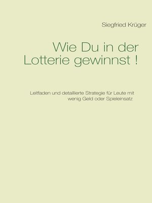cover image of Wie Du in der Lotterie gewinnst!